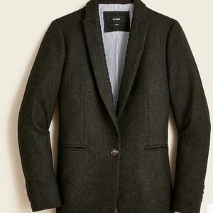 NWT: Parke blazer in pine English wool herringbone
